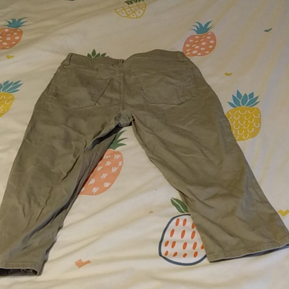Khaki capri